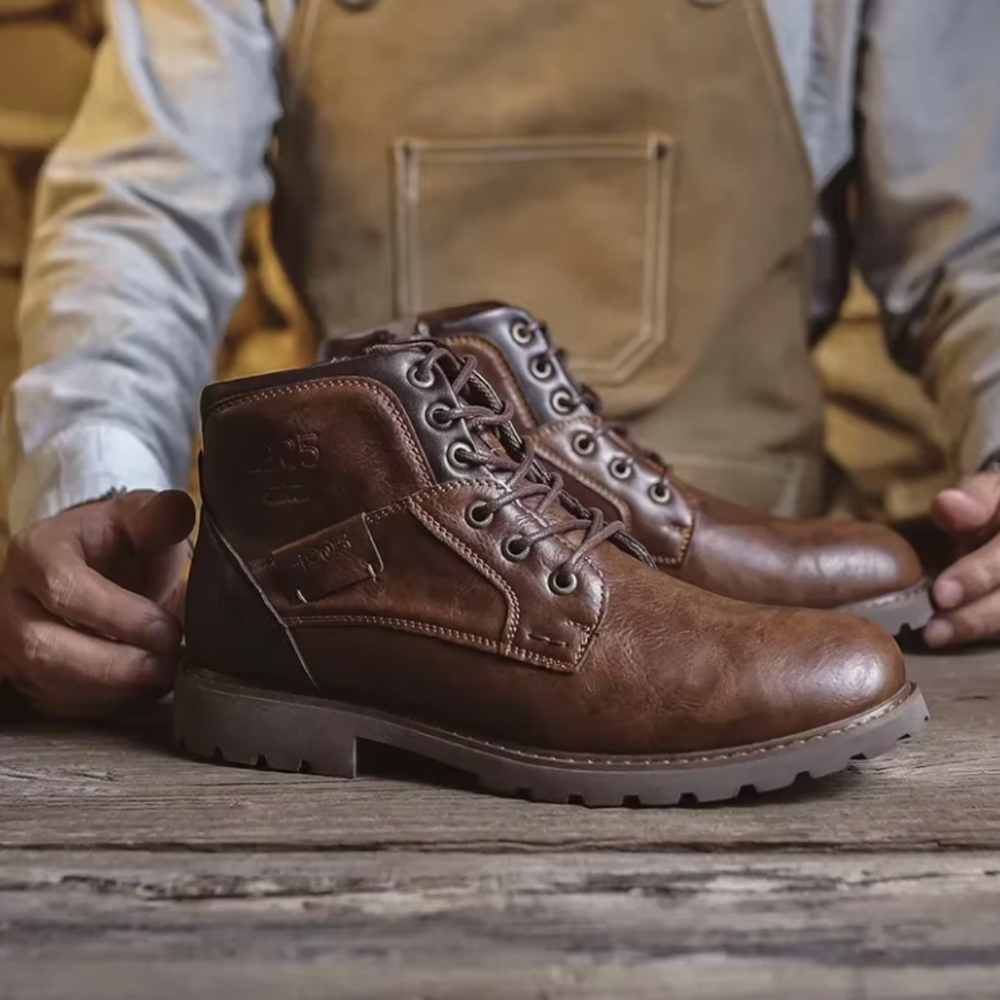 Aaron™ | Vintage Leather Boots