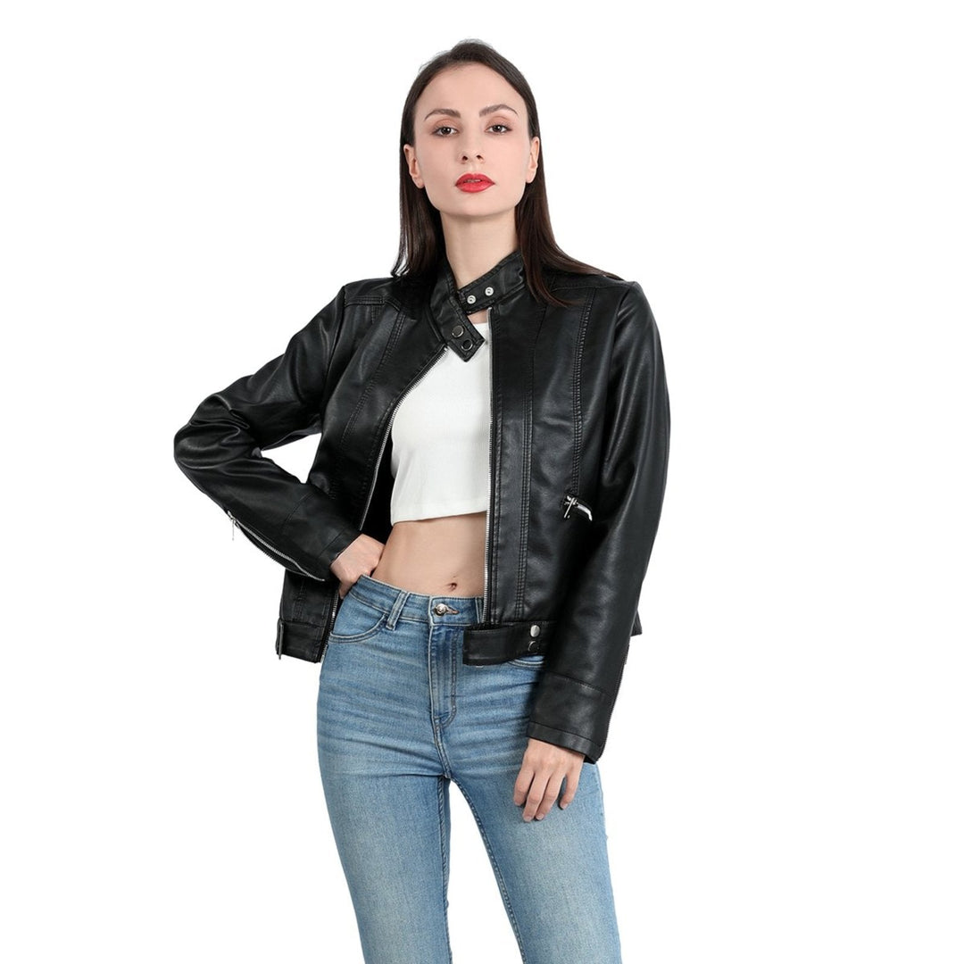 Aria™ vegan leather jacket