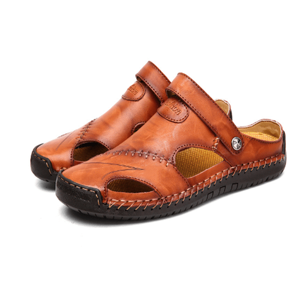 Kris™ | Orthopedic Leather Sandals