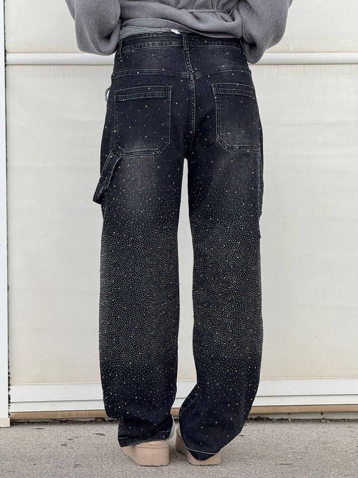 Ballon | Glanzende Denim Jeans