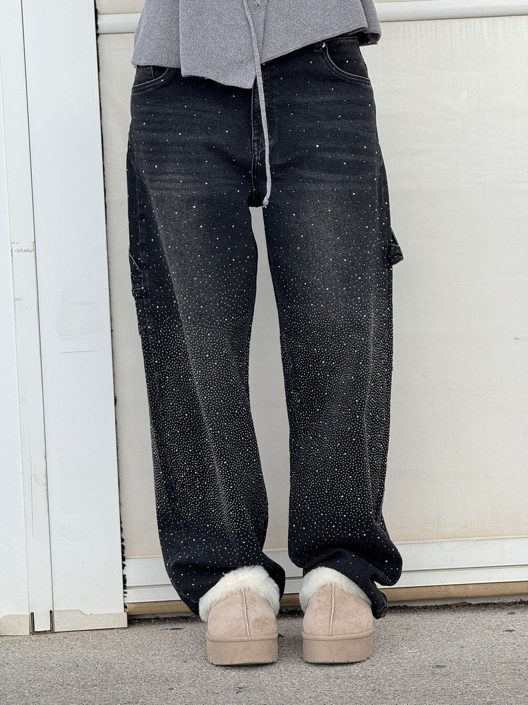 Ballon | Glanzende Denim Jeans