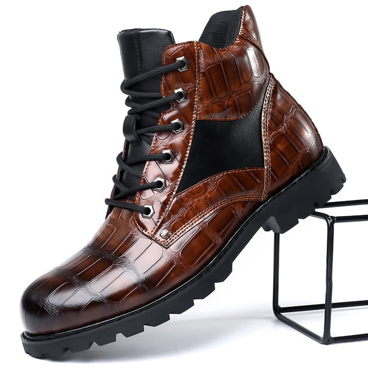 Rendell™ Croco Leather Boots