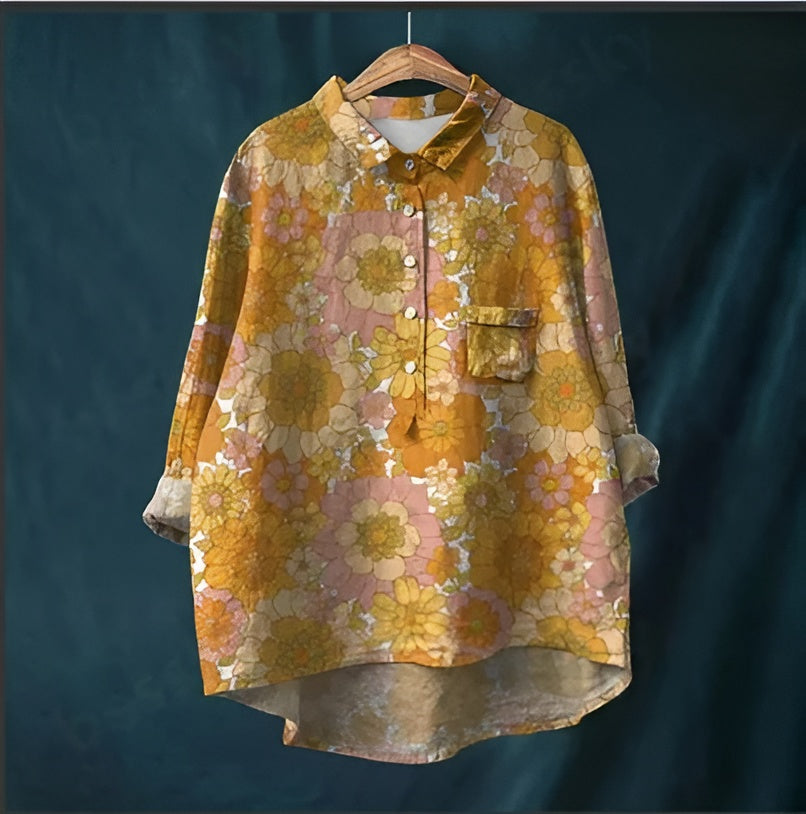 Laluna® | Klassieke Bloemenblouses