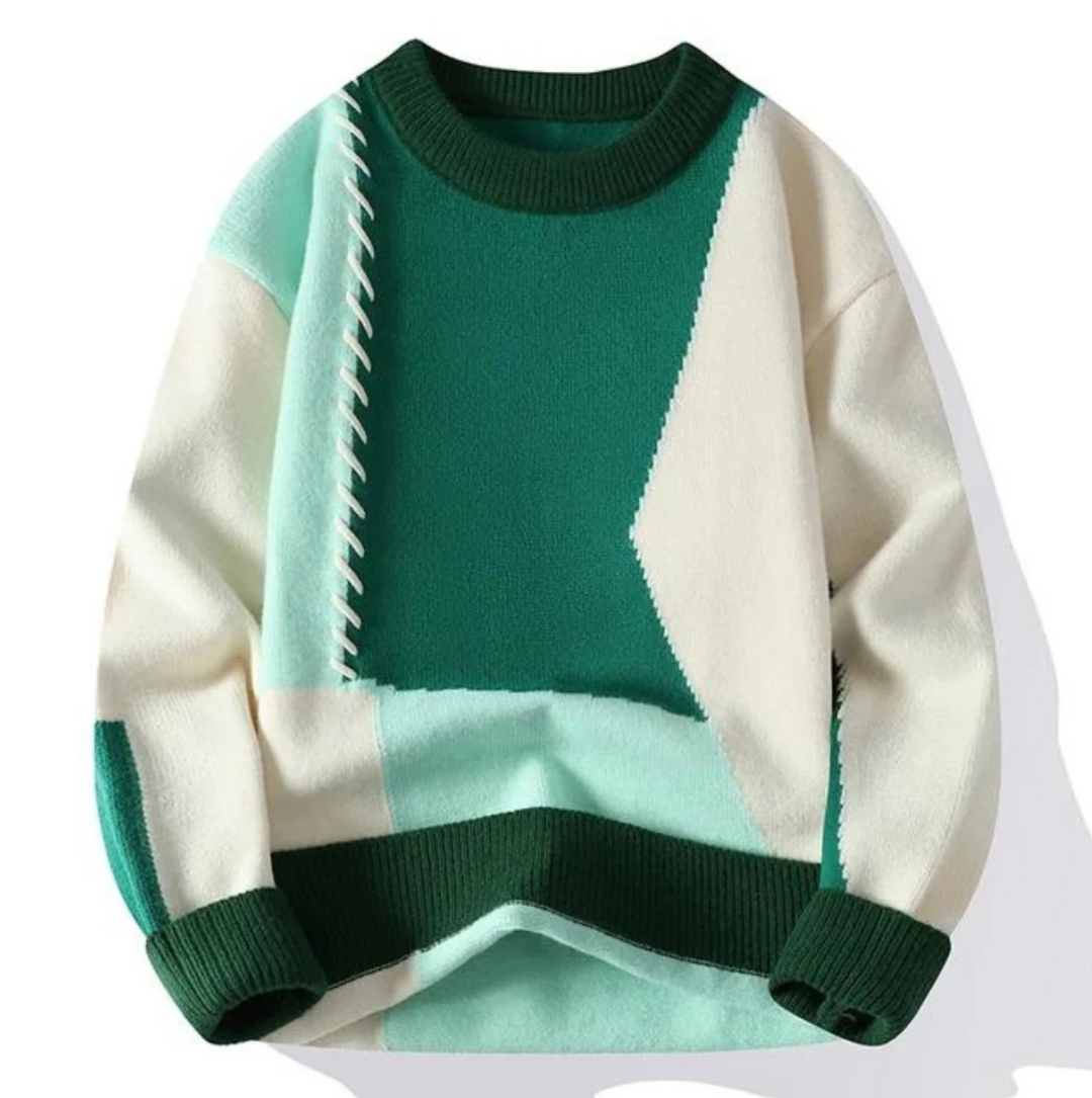 Mason - Stylish Patchwork Sweater