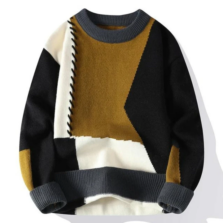 Mason - Stylish Patchwork Sweater