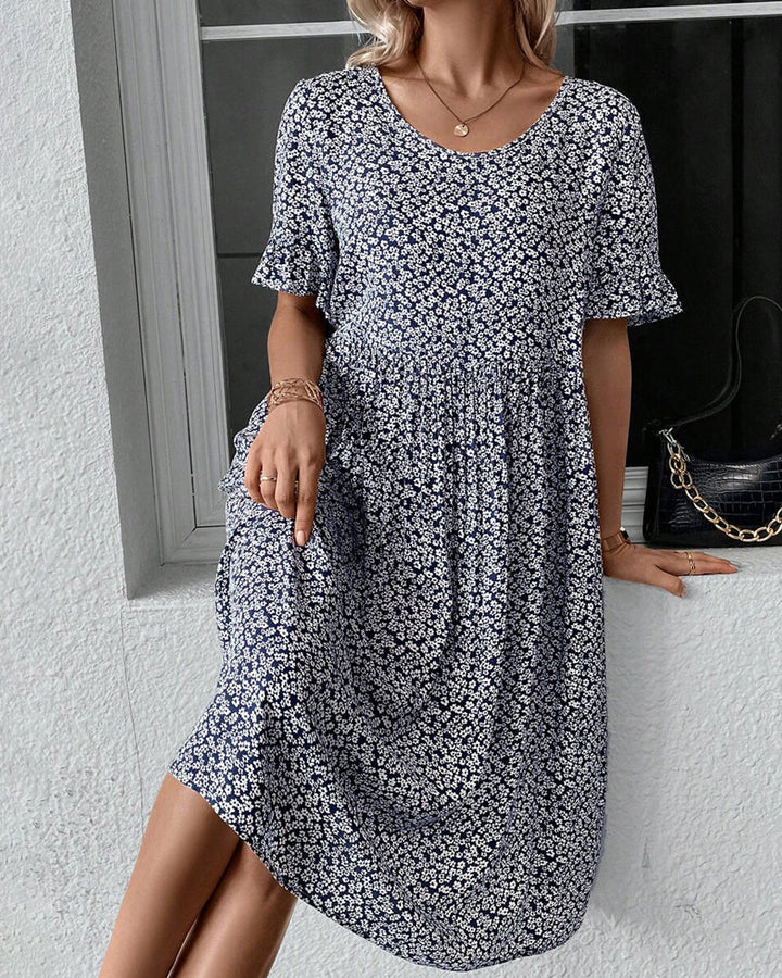 Fleur - Elegant Floral Midi Dress