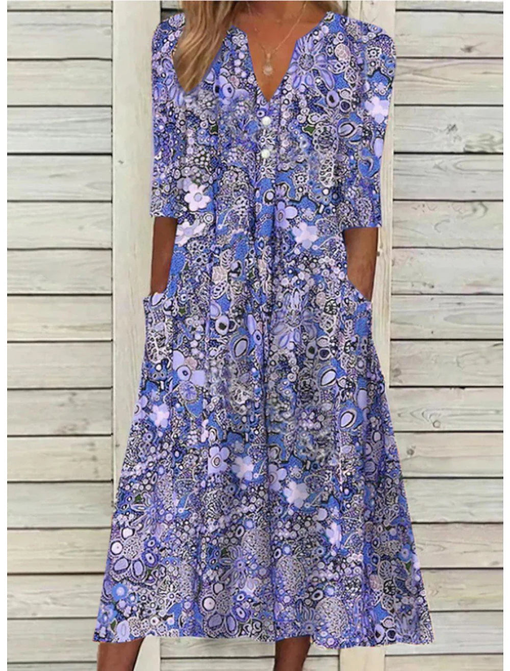 Maris - Floral Elegance Dress